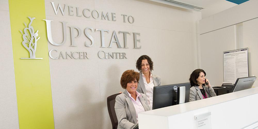Cancer Center welcome area