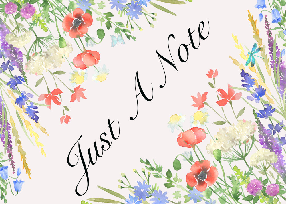 Just a Note (flowers)