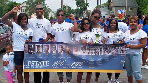 Upstate marcher at Juneteenth Parade