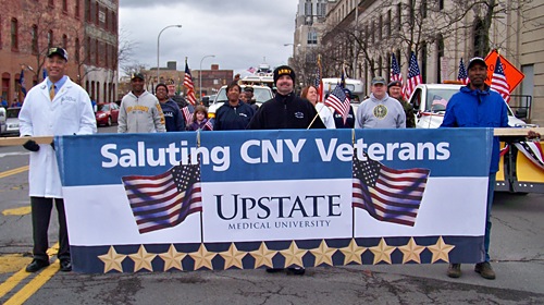 Upstate at Veteran's Day Parade