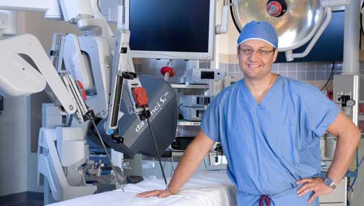 First of its kind robotic-assisted surgery makes cover of Urology
