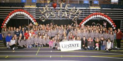 Upstate photo of participants in 2019 Heart Walk