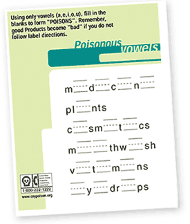 Example of a fun page puzzle