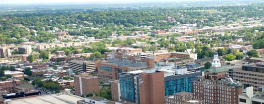 aerial view of Upstate