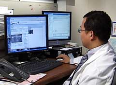 Dr. Latorre teleconferencing