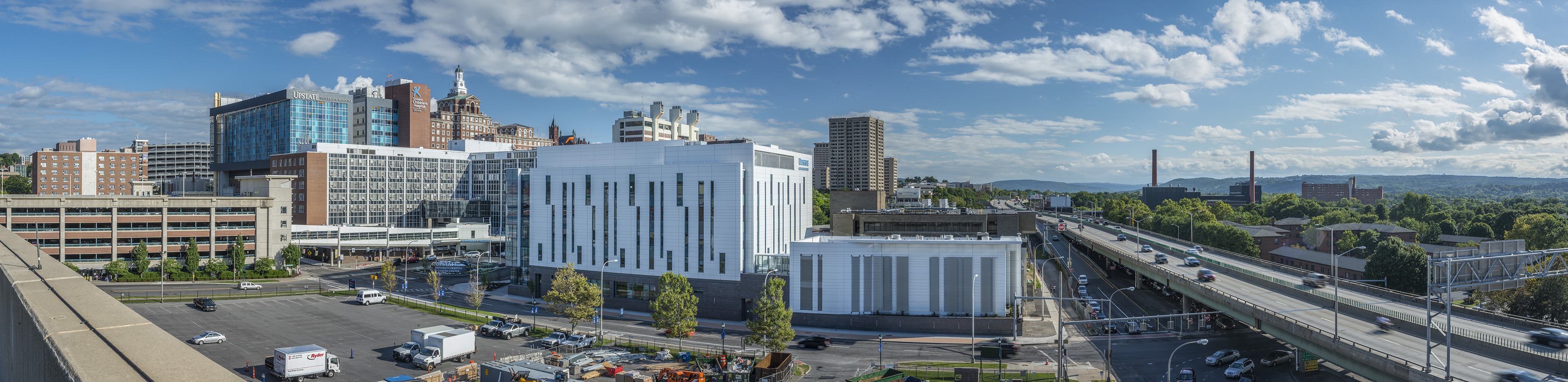 Panorama of the SUNY Upstate campus