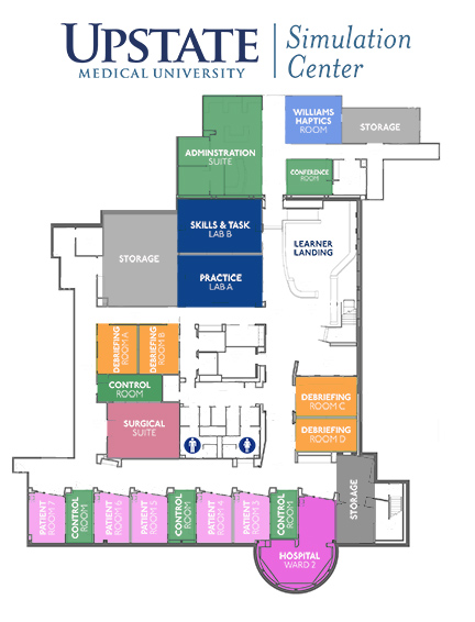Simulation Center floor plan