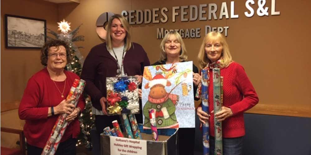 Advocates for Upstate | Wrapping at Geddes Savings