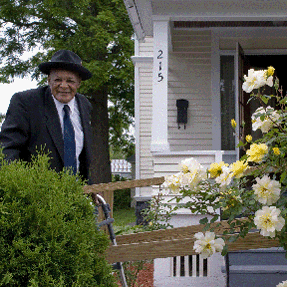 Man with Yellow Roses