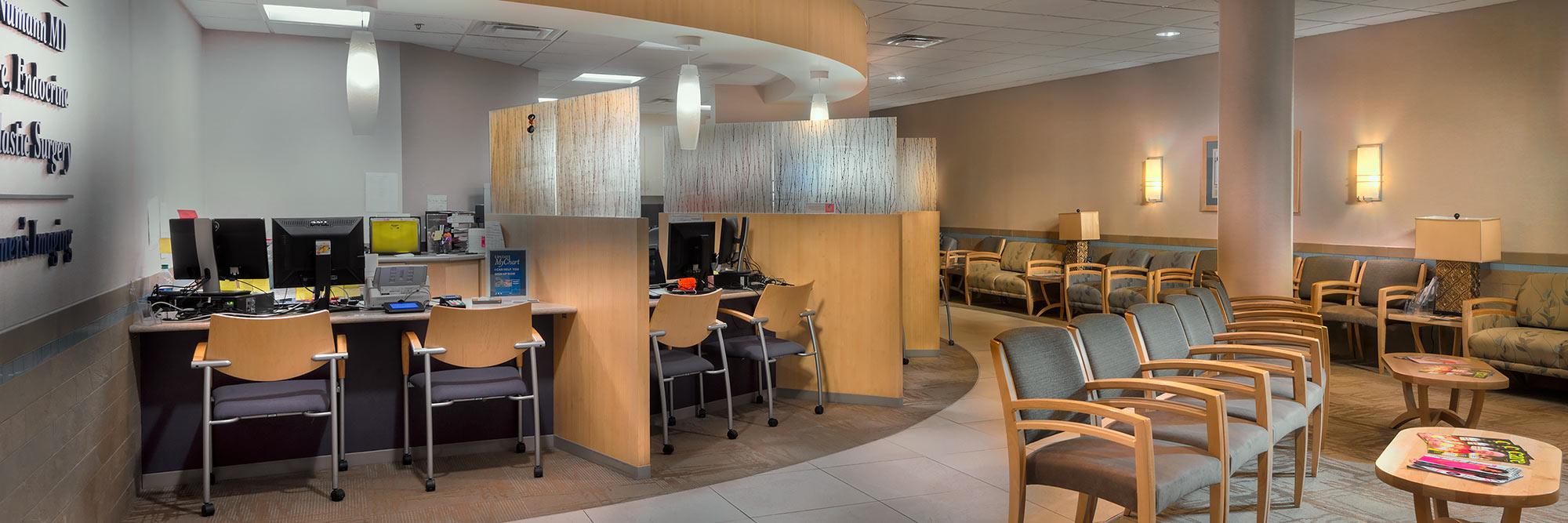 Breast Center lobby