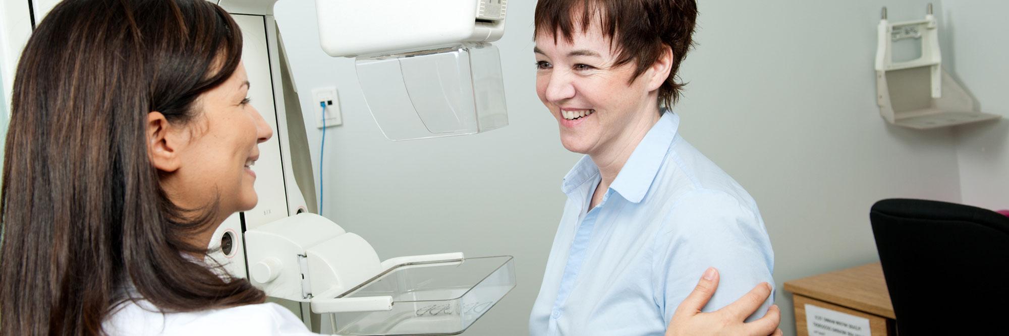 Doctor with patient