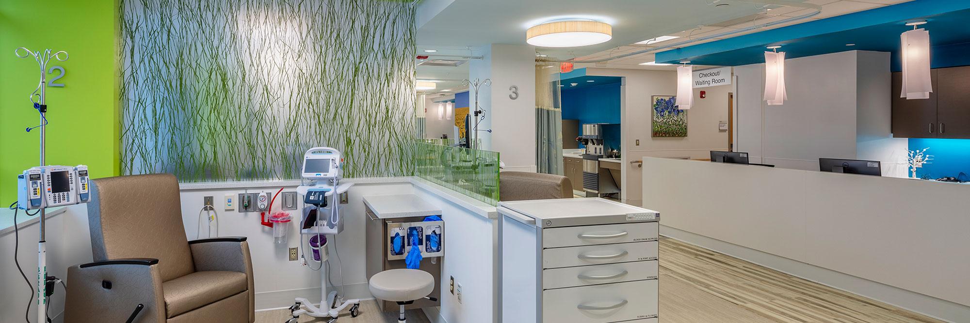 Infusions Station & Nurses area at UCC Community