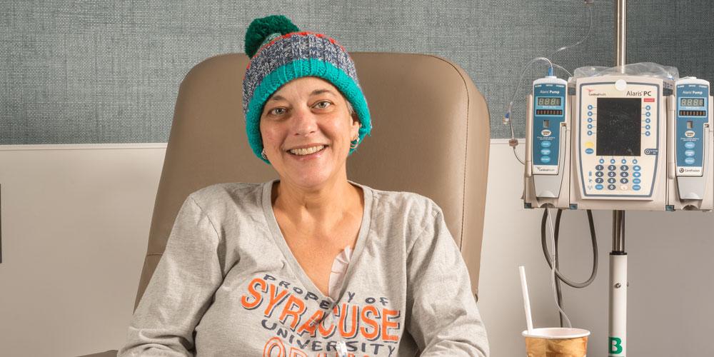 patient getting infusion