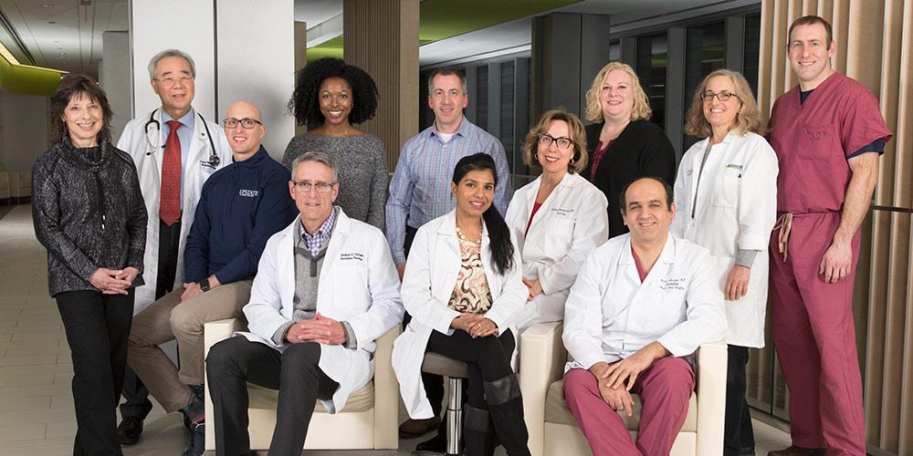 Upstate Cancer Center multidisciplinary Head and Neck Cancer team includes Medical Oncology, Radiation Oncology and Surgical Oncology. The team sees patients for diagnosis and treatment in Syracuse, Oswego and Oneida.