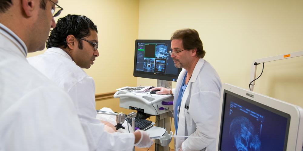 doctors using the uronav system