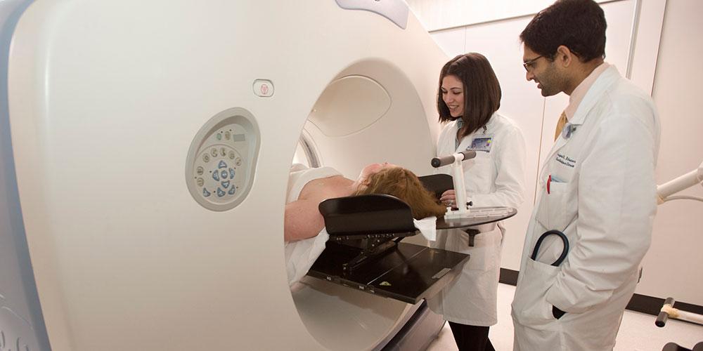 Dr. Shapiro with patient