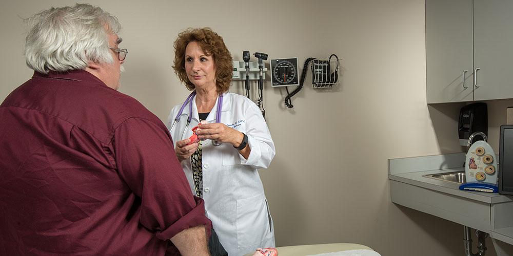 Frances I Swiecki with patient