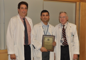 Chaudhuri Debanik Receiving the Award