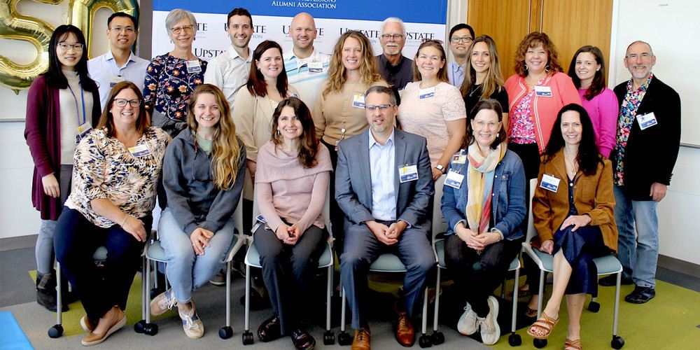 Group photo taken at the Physical Therapy Alumni Reunion reception on October 12, 2024