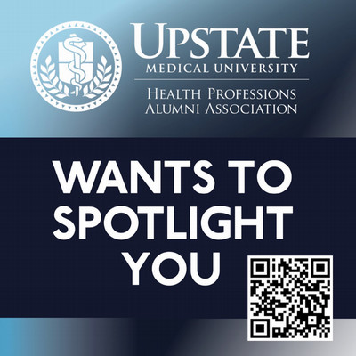 Alumni Spotlight Ad with QR Code
