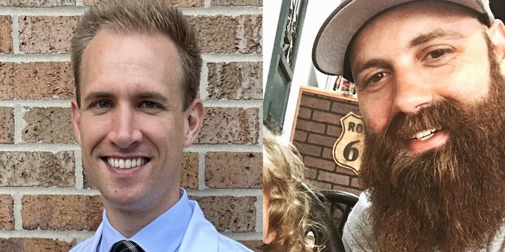 Erik Allen, Clinical Perfusion class of 2025 (left) and Nicholas B. Rappa, Clinical Perfusion class of 2009 (right)