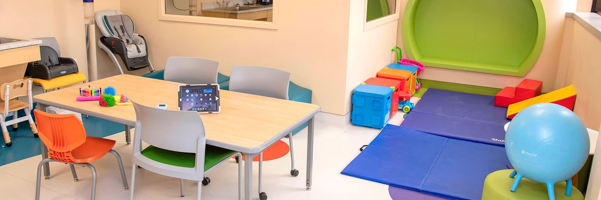Behavior Analysis Studies space within the Golisano Chlidrens Hospital