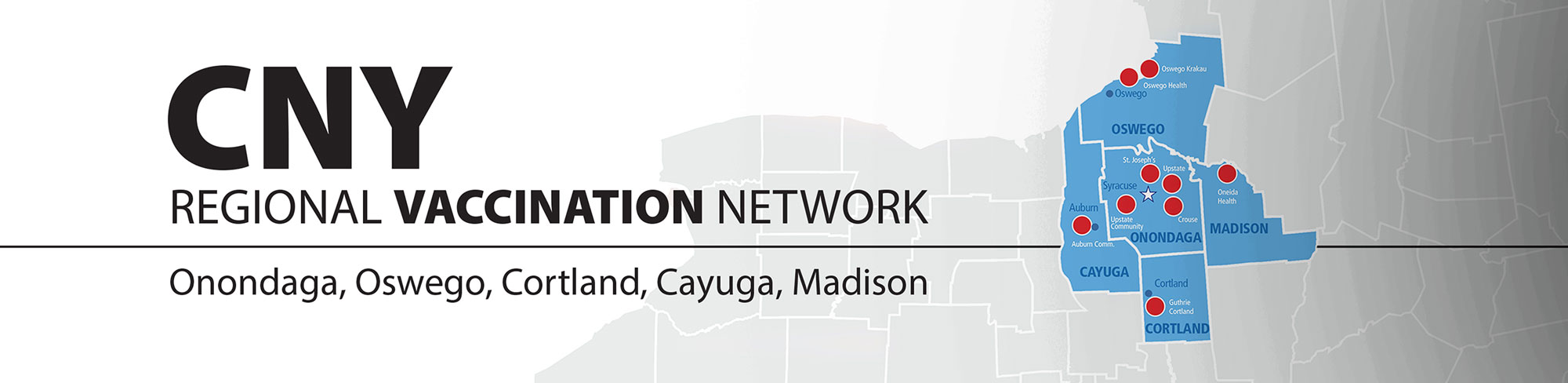 CNY Regional Vaccination Network Header Graphic