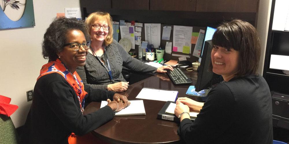 Study Investigator from the Department of Geriatrics: Sharon Brangman, MD, Chief of Geriatrics, Distinguished Service Professor, Linda Spillett, CCRP, and Michelle Taylor, RPA-C, MS, MT (ASCP), CRU Physician Assistant. 
