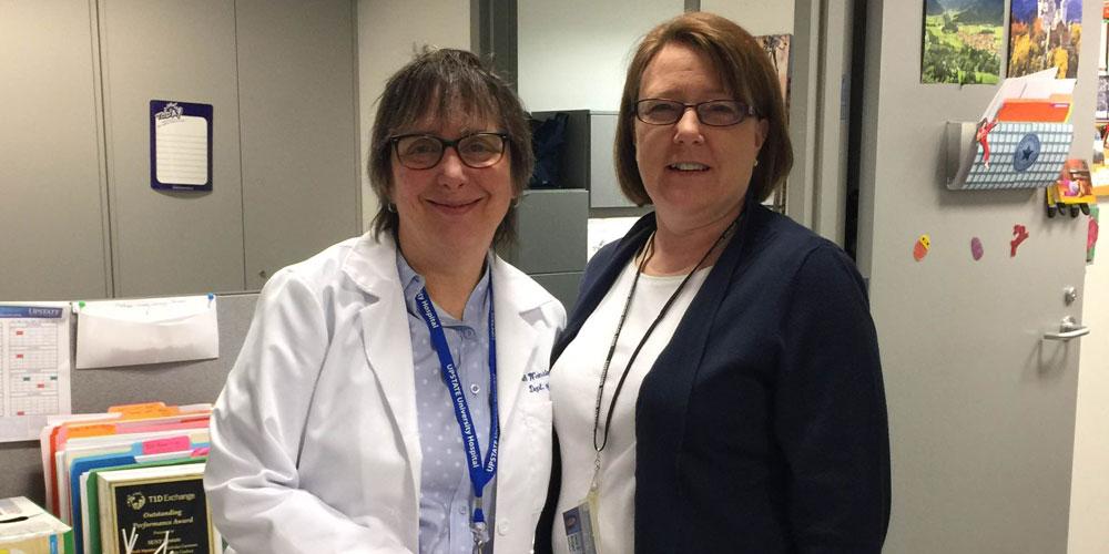 Dr. Ruth Weinstock and Jane Bulger, MS, CCRC
