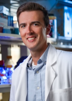 Dr. Spencer in his lab