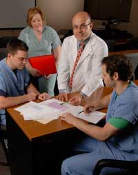Dr. rodriguez with residents