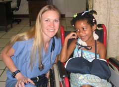 resident with young patient