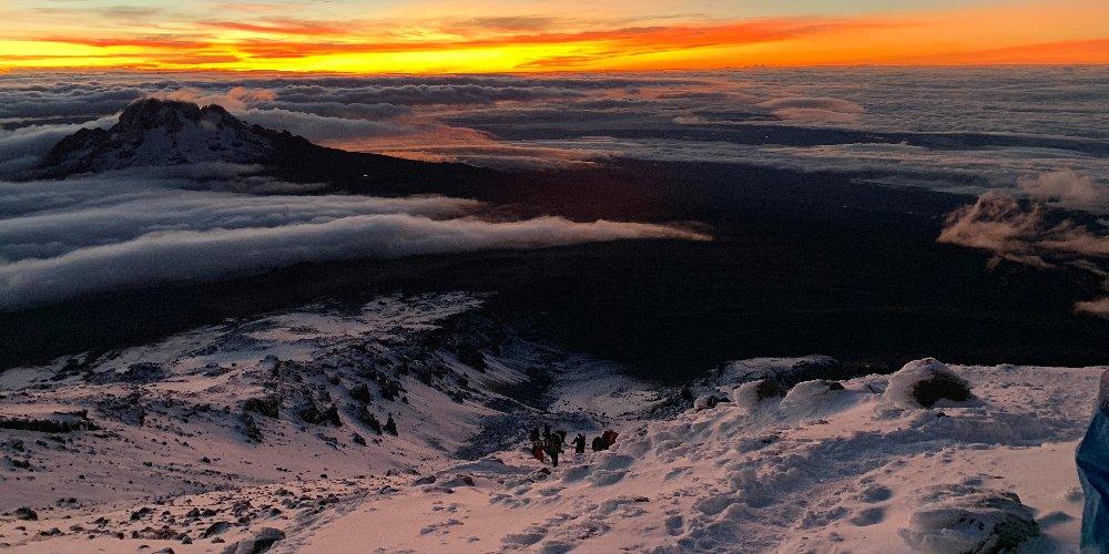 Kilimanjaro at sunset