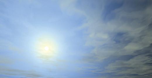 Clearing skies