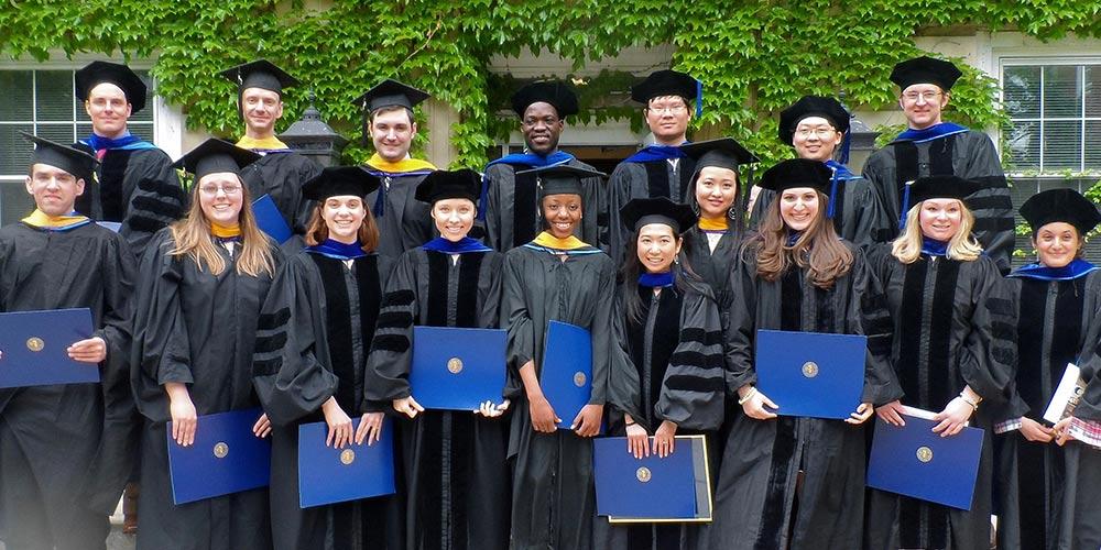 Happy graduates of SUNY Upstate Medical University