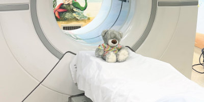 Beary has a CT scan