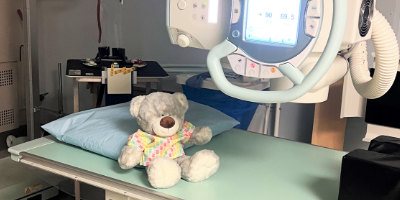 Beary preparing for XRay