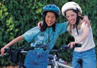girls on bikes