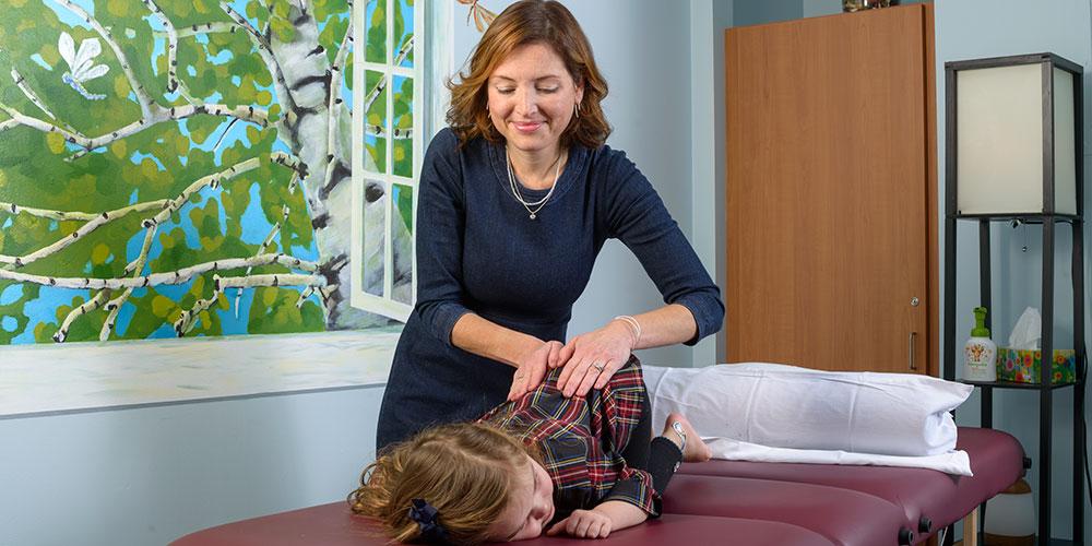 Dr. Sgarlat with patient