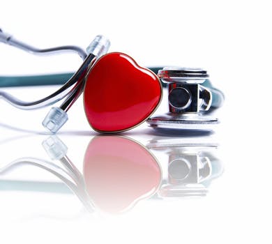 Stethoscope and heart
