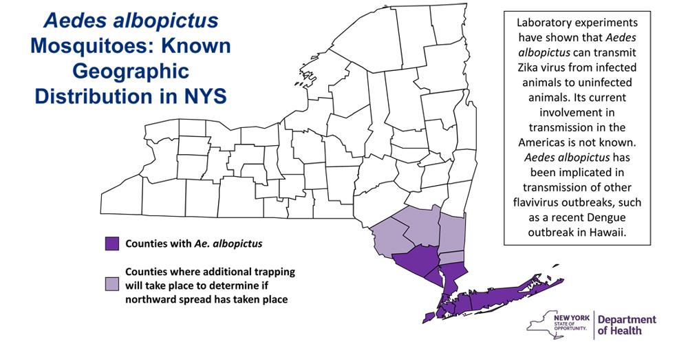 geographic distribution of zika virus in nys