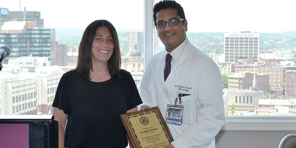Dr. Danielle Katz (Associate Dean, GME) and Dr. Rahul Chandak