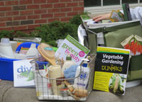 green raffle baskets