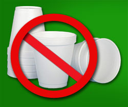 styrofoam cups