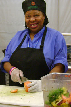 Betty Stroman composting