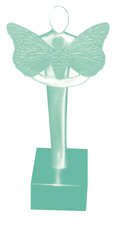 a rendering of the phil award trophy