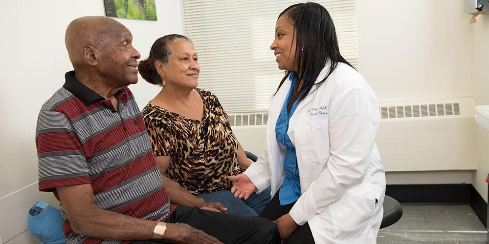 Visitors to Upstate Medical University Hospital