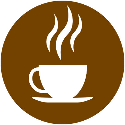 icon of coffee to symbolize Cafe