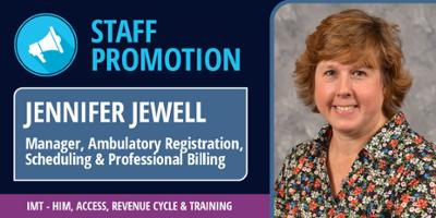 IMT Announces Jennifer Jewell as New Manager of Ambulatory Registration, Scheduling & Professional Billing