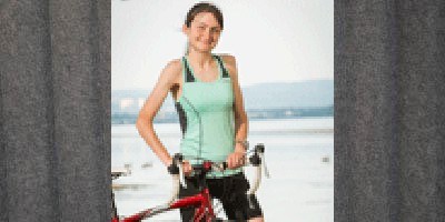 Fitness enthusiast tackles a triathlon